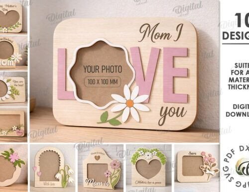 Mothers Day Photo Frames Bundle 129 Creativo Digital